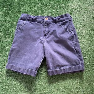 Abercrombie Kids Boy Chino Shorts Size 11/12 Regular Navy Blue